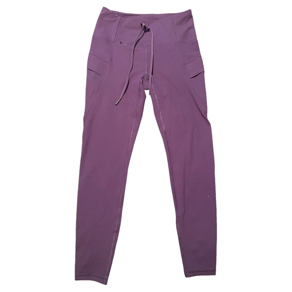 Spyder Active Sport Women's High Waisted Cargo Leggings Purple/ Plum Size M - Picture 1 of 5